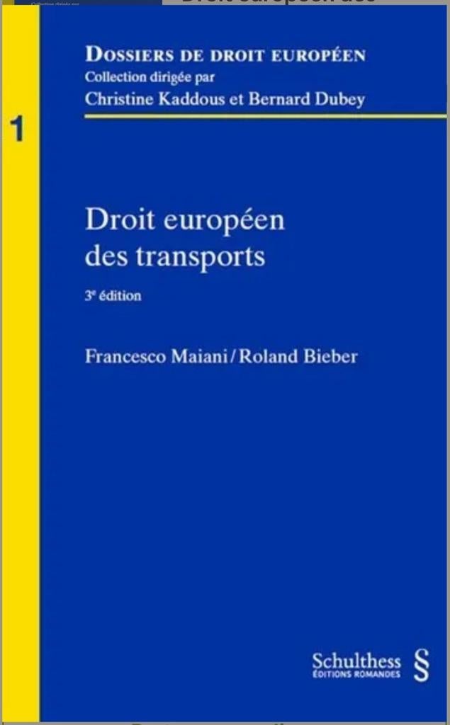 Manuel de Droit Européen des Transports, Livres