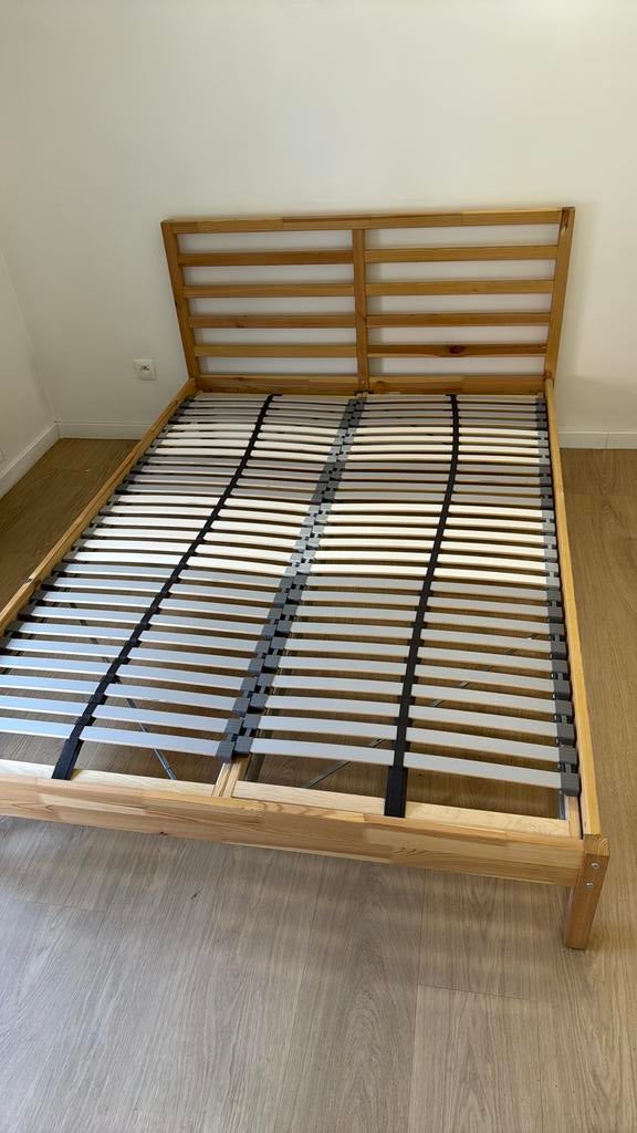 Bed IKEA 140cm, Ophalen, Gebruikt, Tweepersoons, 140 cm