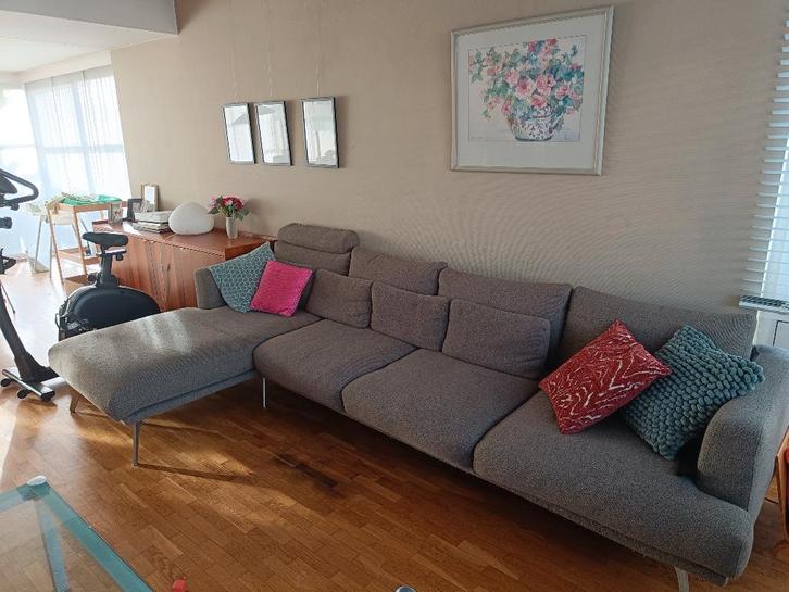 Zetel Domo, Maison & Meubles, Canapés | Salons, Utilisé, Banc d'angle, Quatre personnes ou plus, 300 cm ou plus, 75 à 100 cm, Tissus