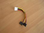 Stroomkabel 4-Pin IDE PATA ATA dual Serial Molex Y splitter, Computers en Software, Pc- en Netwerkkabels, Ophalen of Verzenden