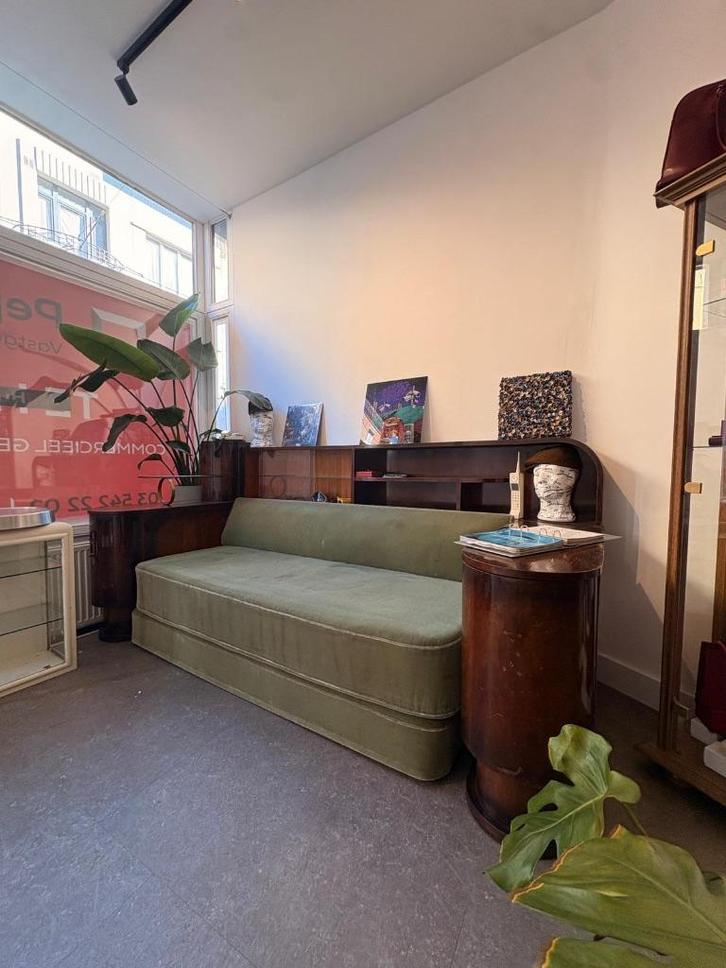 Vintage Cozy Corner / zitbank, Huis en Inrichting, Zetels | Zetels en Chaises Longues, Gebruikt, Driepersoons, 200 tot 250 cm