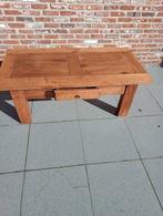 salontafel in eik 50€., Ophalen, Gebruikt, Eikenhout, Rechthoekig