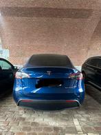 Tesla Y long range all wheel drive, Auto's, Automaat, Monovolume, Blauw, Leder