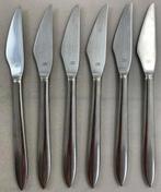 Gero Zilduro 750 Festi 6 Ontbijtmessen Holland Vintage 60/70, Huis en Inrichting, Verzenden, Zo goed als nieuw, Inox of Chroom