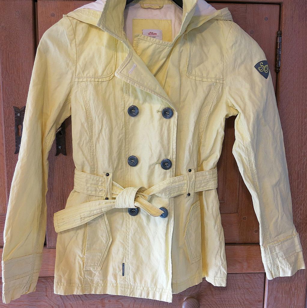 Veste imperméable S'Oliver, 12 ans (152), état neuf, S'Oliver, Enlèvement ou Envoi, Pull ou Veste, Comme neuf