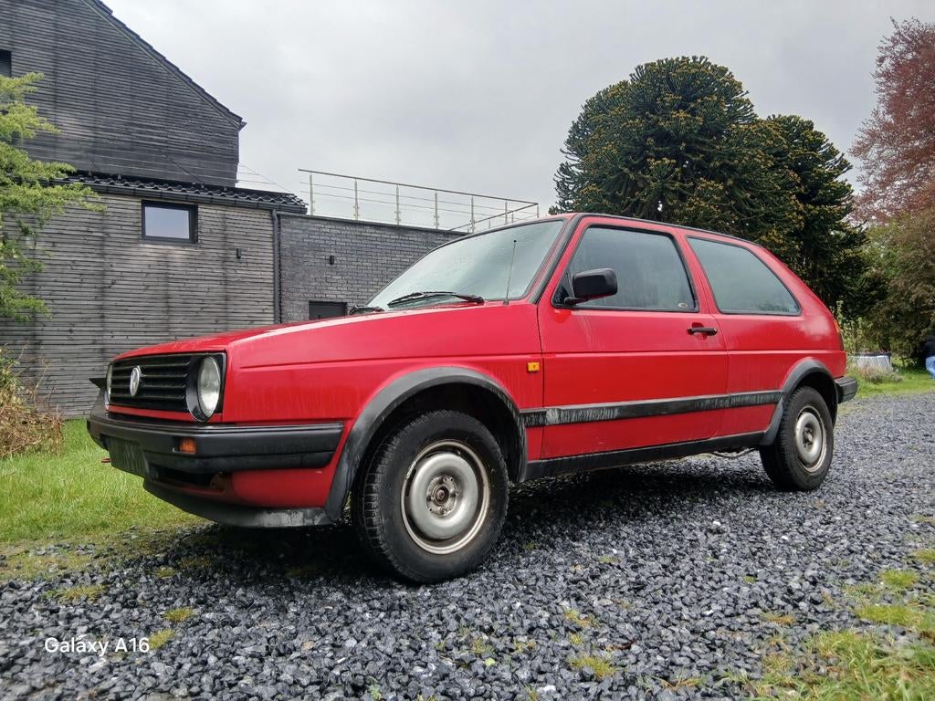 VW Golf 2 Rabbit 13cc injectie Mk2 Volkswagen 1992 187372 km, 4 cilinders, Bruin, 2 deurs, 1300 cc