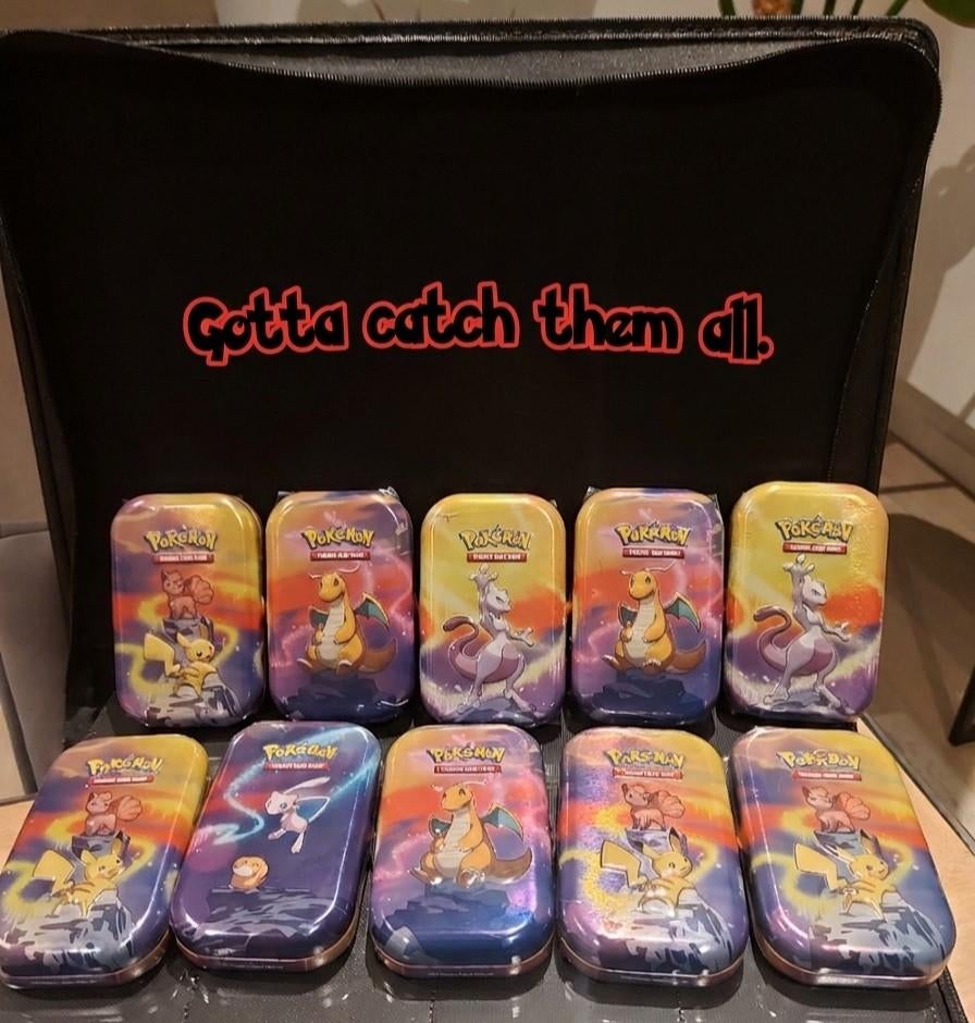 Pokémon Kanto power tins, Ophalen