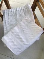 Tentures rose/blanc (2 pans), Enlèvement, Utilisé, 100 à 150 cm, 150 à 200 cm