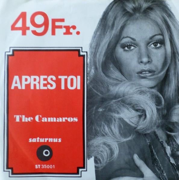 The Camaros – Freedom / Après Toi (45T – 1972 – Saturnus), Enlèvement ou Envoi, Utilisé, Autres formats