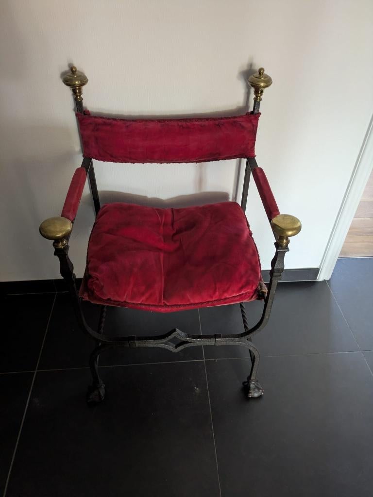 Kasteelstoel, Antiek en Kunst, Antiek | Meubels | Stoelen en Sofa's, Ophalen