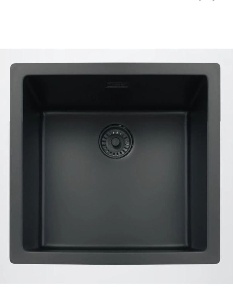 Spoelbak, Ophalen, Minder dan 50 cm, Zwart, Nieuw