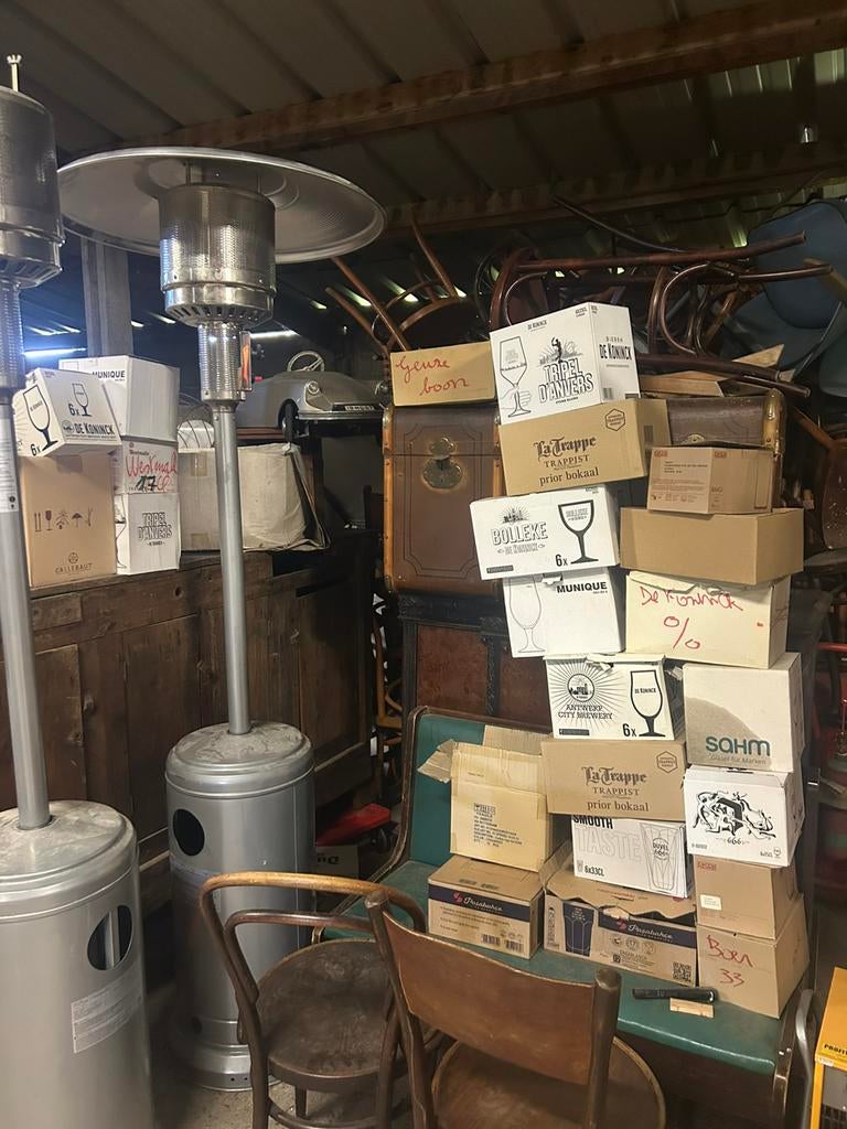 2 terrasverwarmers op gasfles, Ophalen, Zo goed als nieuw