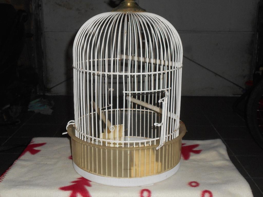 belle cage oiseaux ancienne a 50 euros, Enlèvement, Neuf, Métal