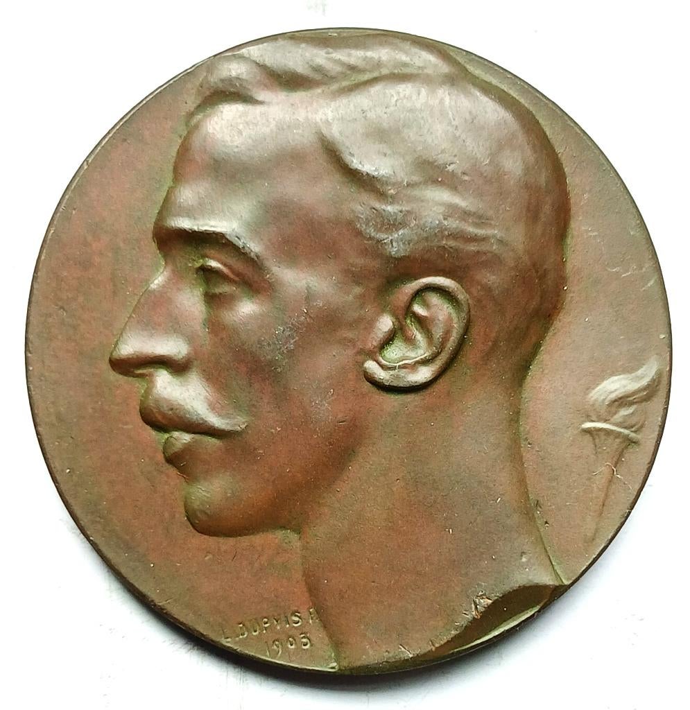 medaille 1903 Fritz Mayer van den Bergh (1858-1901), kunst, Ophalen of Verzenden, Brons