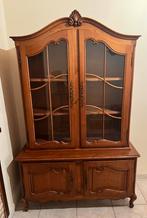 Te koop oude vitrine kast louis xv, Enlèvement, Comme neuf