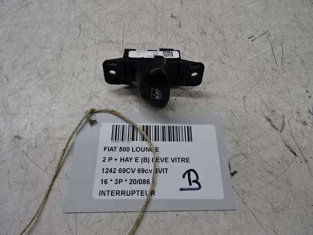 COMMUTATEUR Fiat 500 (312) (01-2007/12-2012) (07356294040), Utilisé, Fiat