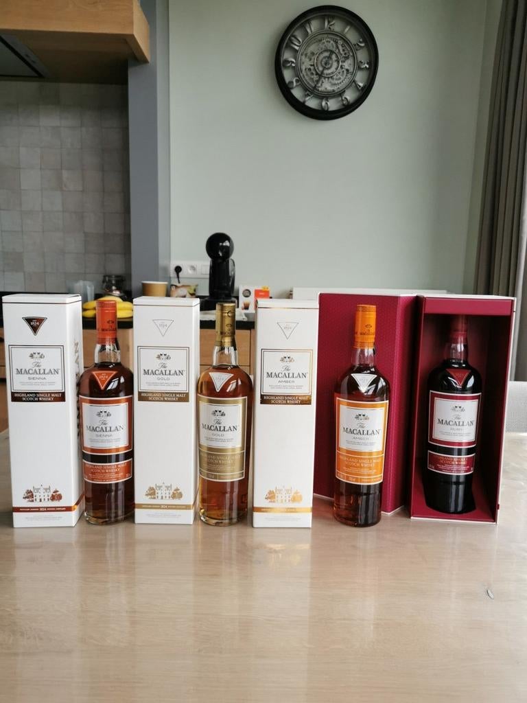 Macallan Ruby - Amber-Gold-Sienna, Ophalen of Verzenden