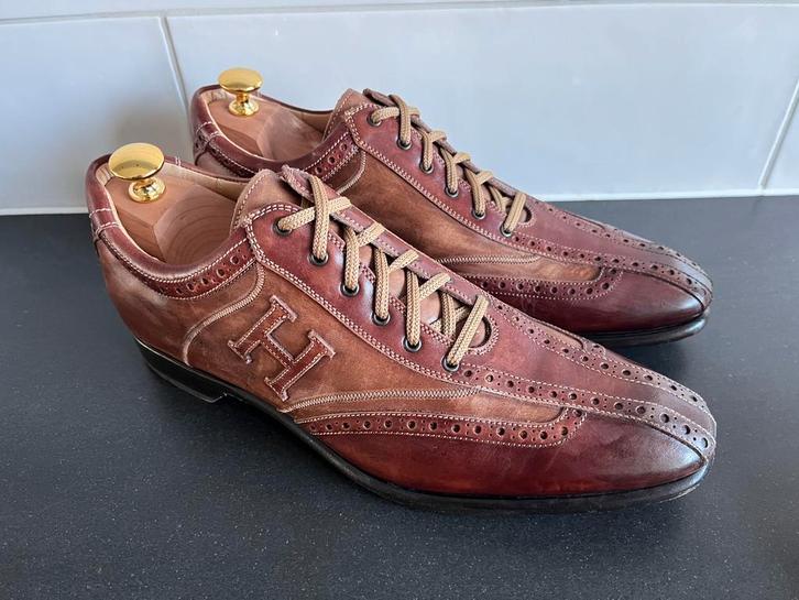 Harris sneakers maat 8 / 42 weinig gedragen, Kleding | Heren, Schoenen, Zo goed als nieuw, Sneakers, Bruin, Ophalen of Verzenden