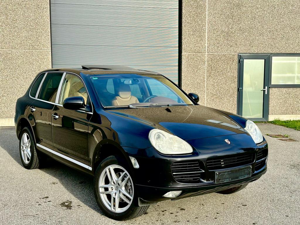 Porsche cayenne 3.2 automaat lichte vracht 150€ tax 0€ bivv, Auto's, Porsche, Automaat, Beige, Zwart, Leder