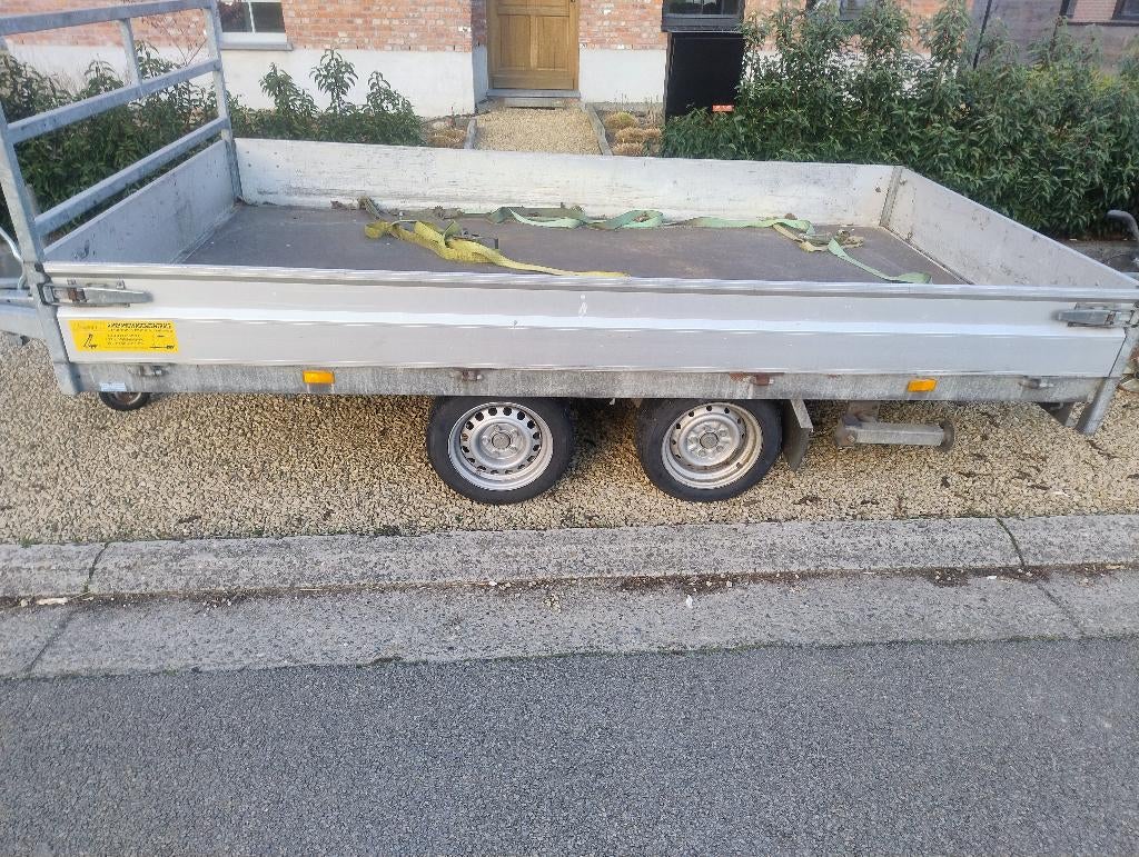 degelijke hapert aanhangwagen 2 ton, Auto diversen, Aanhangers en Bagagewagens, Ophalen, Gebruikt