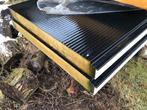 2 sandwichpanelen 6m lang 10cm dik kleur zwart, Ophalen, Nieuw