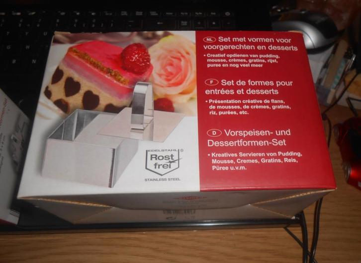 Sets de formes pour entrées et desserts, Maison & Meubles, Cuisine | Vaisselle, Neuf, Enlèvement ou Envoi