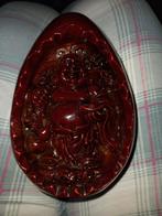 Lachende boeddha in gebroken ei getekend acherzijde, Ophalen of Verzenden