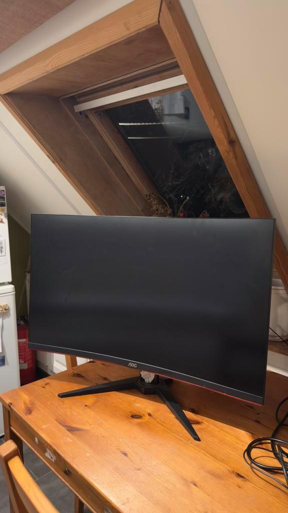 Curved monitor aoc 32 inch 156hz, Computers en Software, Monitoren, Zo goed als nieuw, HDMI, Gaming, Ingebouwde speakers, Ophalen