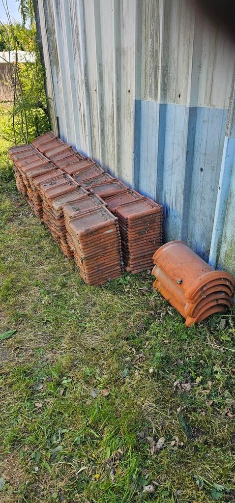 Tuiles terre cuite MIGEOT FENAL – 450 pcs – ancien, Bricolage & Construction, Tuiles & Revêtements de toit, Enlèvement, Tuiles