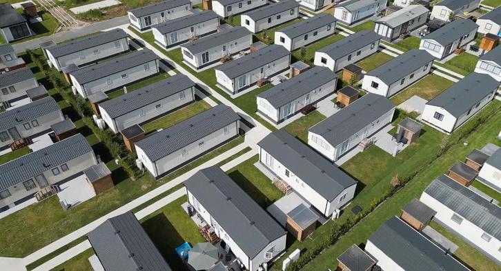 LAATSTE 5 PLAATSEN VERNIEUWD !POLDERPARK 2! NIEUWPOORT BAD, Caravans en Kamperen, Stacaravans, Ophalen