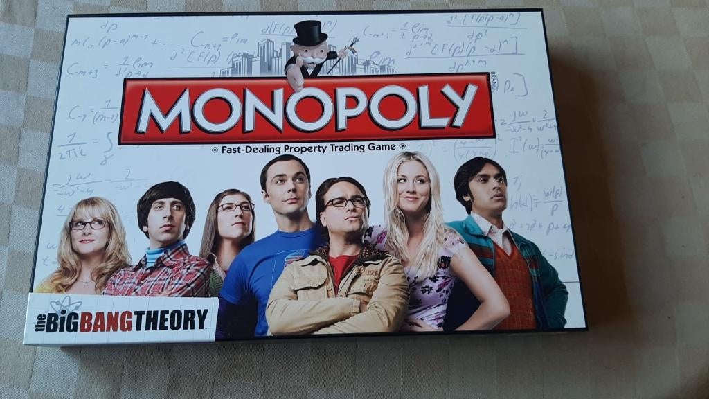 jeu de plateau Monopoly Big Bang Theory Monopoly en anglais, Trois ou quatre joueurs, Enlèvement ou Envoi, Neuf, Monopoly