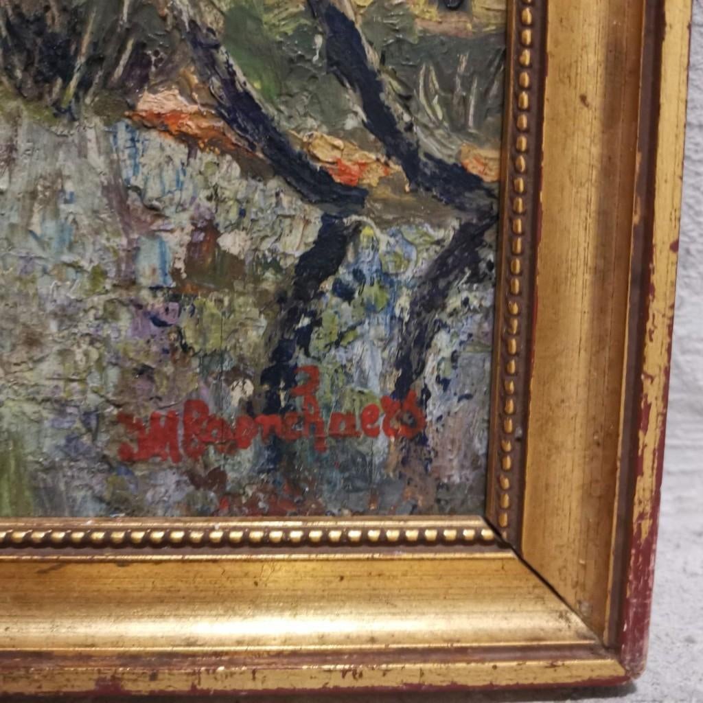 Leielandschap bij Afsnee (ca. 1925–1935) - I.M. Bronckelaers, Ophalen