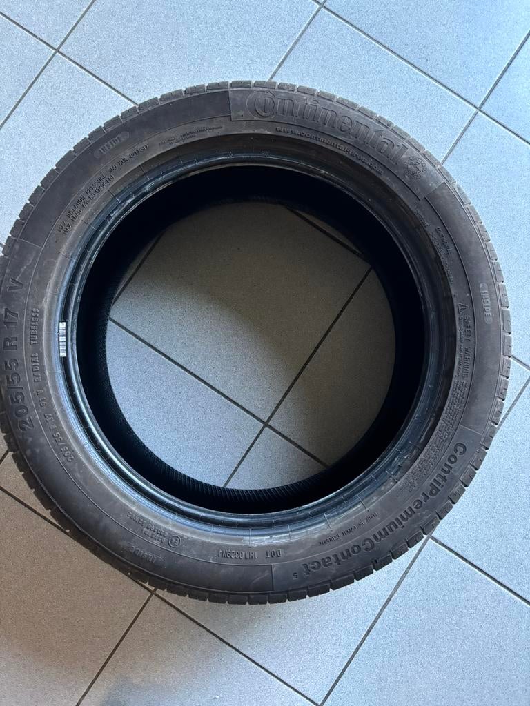 Set zomerbanden, Ophalen, Gebruikt, 17 inch, 205 mm