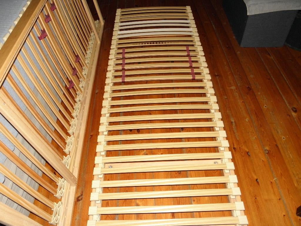 Lattenbodem 200 x 140, Ophalen, Gebruikt, Tweepersoons, 140 cm