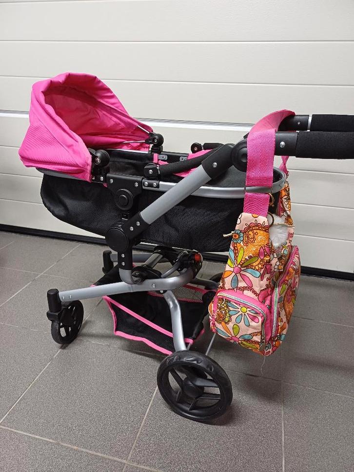 Poppen, schommelstoel, buggy, bedje, Enfants & Bébés, Jouets | Poupées, Comme neuf, Autres types, Enlèvement