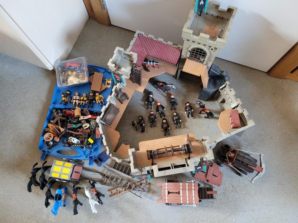 Playmobil 4866 – Groot Lot Valkenridderkasteel, Kinderen en Baby's, Speelgoed | Playmobil, Zo goed als nieuw, Los Playmobil, Ophalen