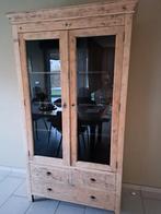 vitrinekast ophalen voor 50euro, Ophalen, Gebruikt, Eikenhout, 150 tot 200 cm
