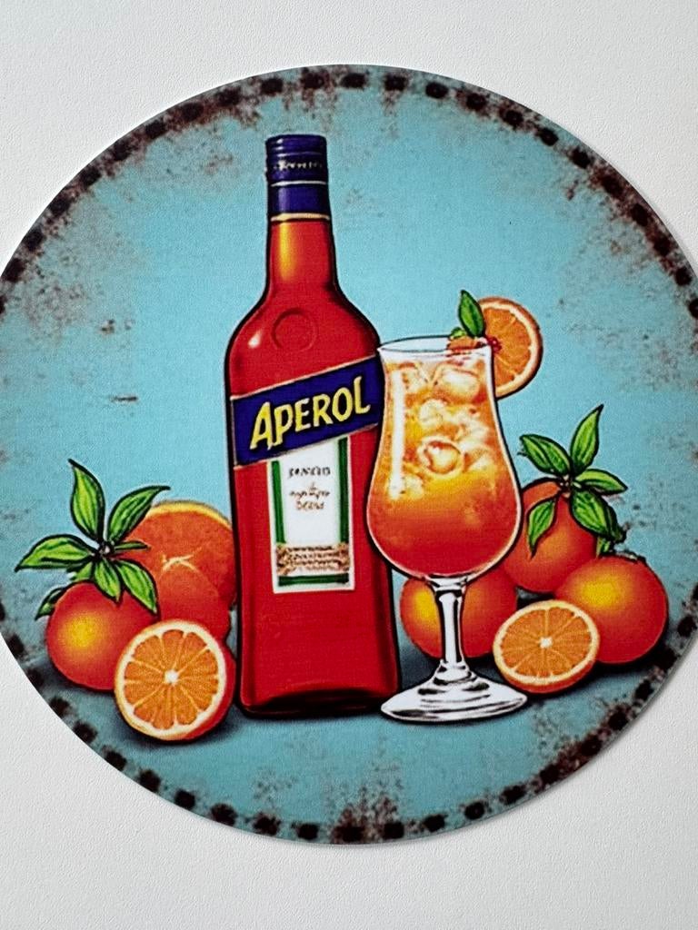 Metalen reclamebord Aperol, Ophalen of Verzenden, Nieuw, Reclamebord