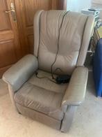 Fauteuil électrique en cuir, Enlèvement, Utilisé, Cuir, Moderne