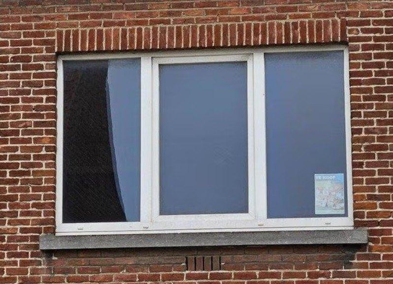 Raam dubbel glas pvc draai kip 3 delig, Doe-het-zelf en Bouw, Ophalen, Gebruikt