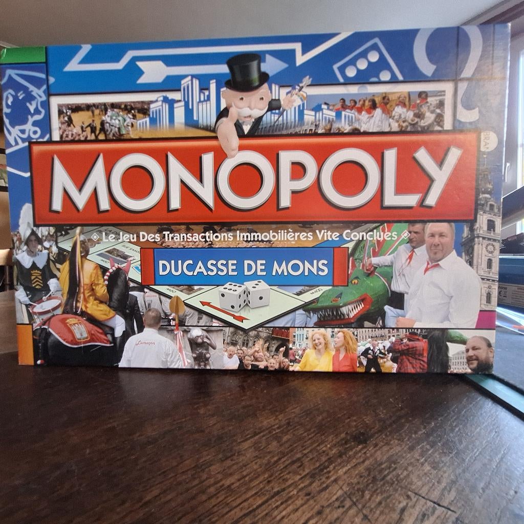MONOPOLIE DUCASSE DE MONS RARE, Hobby en Vrije tijd, Gezelschapsspellen | Overige, Vijf spelers of meer, Verzenden, Gebruikt, Hasbro