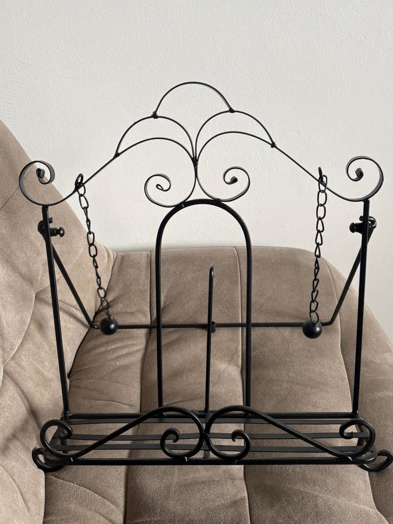 Vintage boekenhouden zwart metaal, Ophalen