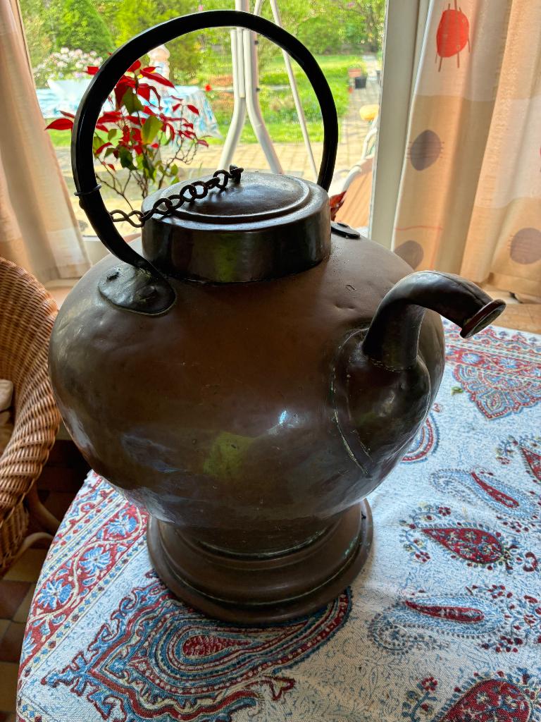 Koperen oude ketel, Ophalen, Koper