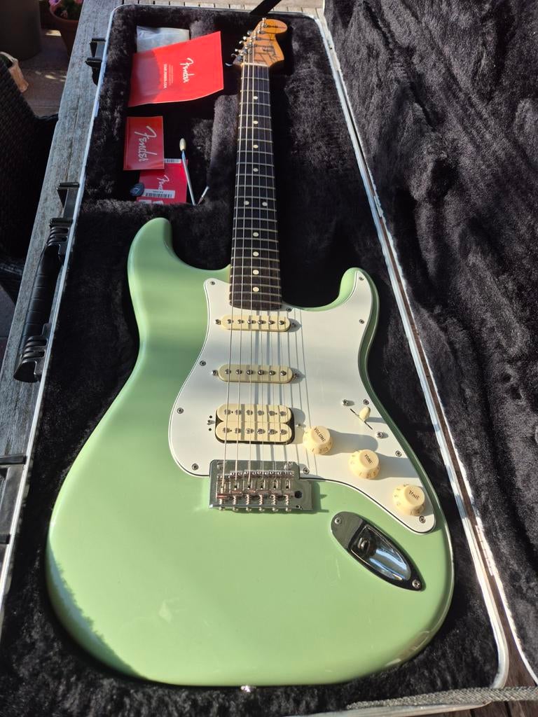 Fender stratocaster Hss, Ophalen, Zo goed als nieuw, Solid body, Fender