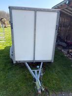 Mooie gesloten ongeremde dubbelas aanhanger, Autos : Divers, Remorques, Enlèvement, Comme neuf