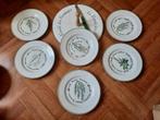 nieuw mooi kaasservies 6 borden, kaasmes en sierschotel, Ophalen of Verzenden, Nieuw, Bord(en)