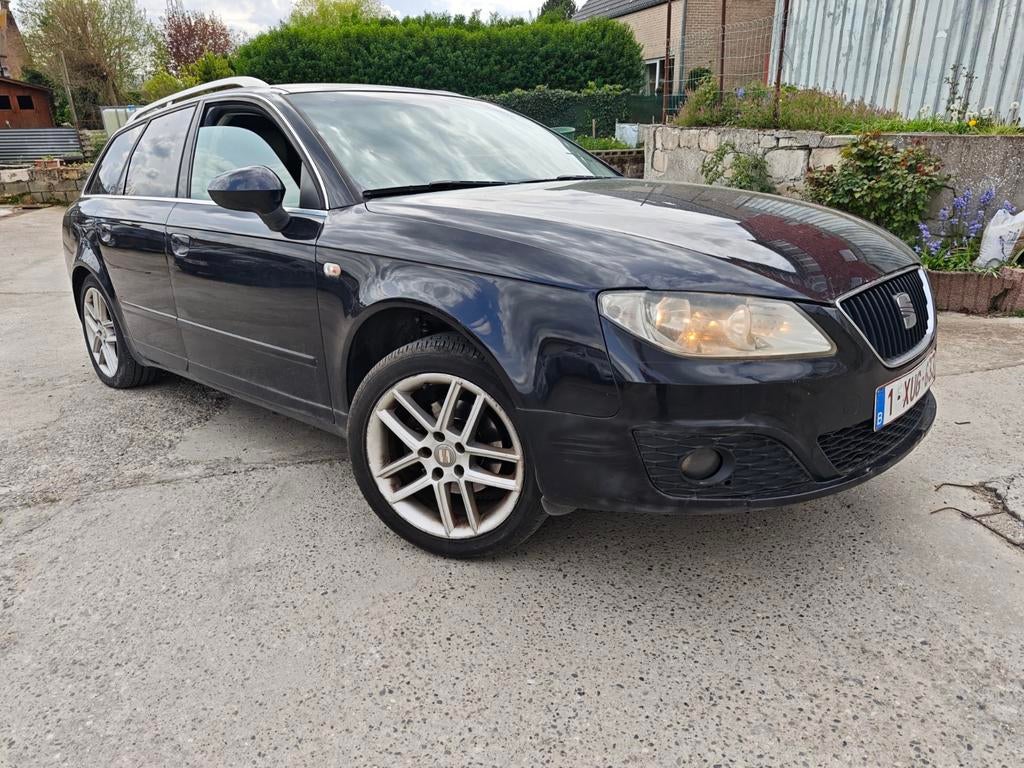 Seat exeo 2.0tdi klaar voor licentieverlening, Auto's, Seat, Voorwielaandrijving, Beige, 4 cilinders, Zwart