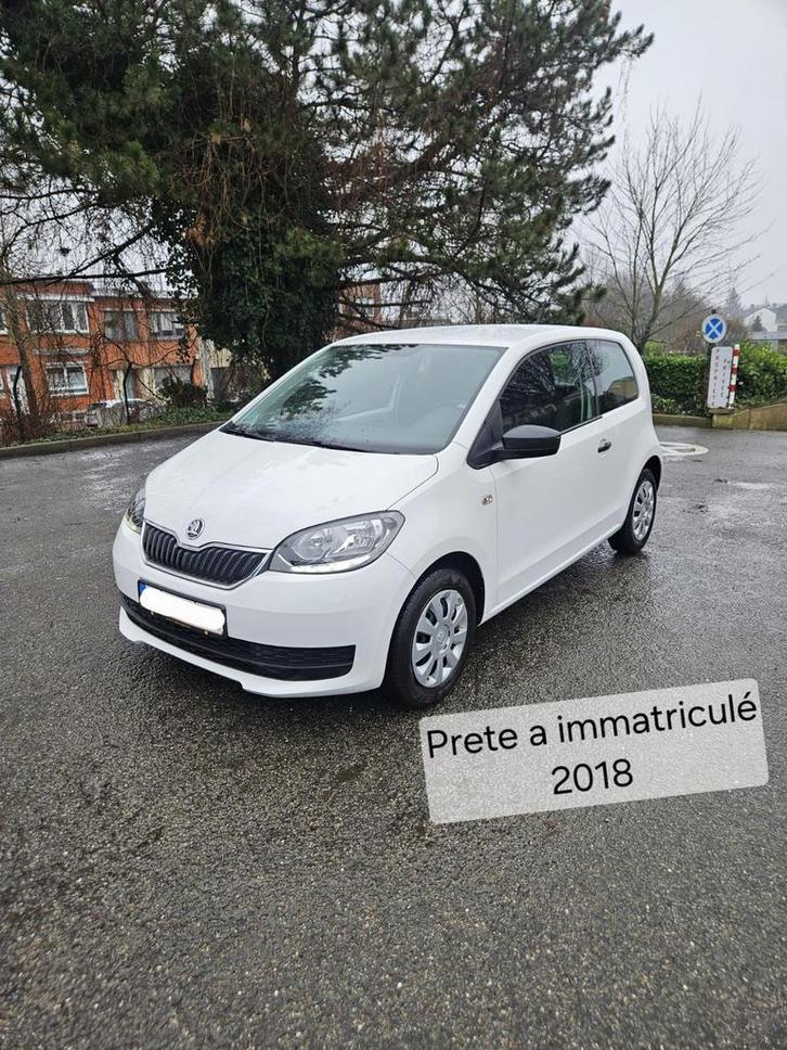 Prete a immatriculé Skoda Citigo 2018 1.0 essence 126 000 km, Autos, Skoda, Particulier, Citigo, Essence, Euro 6, Carnet d'entretien