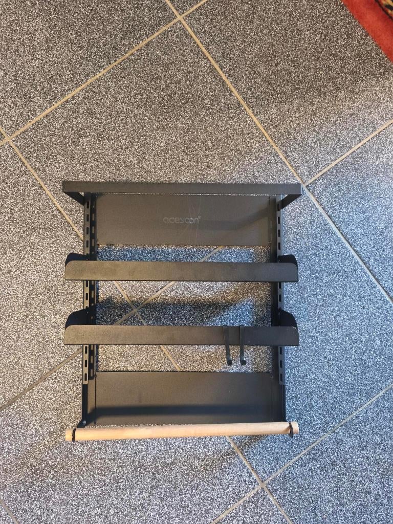 Magnetisch keukenrek, Ophalen, Zwart, Metaal, Overige typen