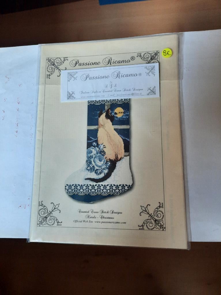 Passion Ricamo « Winter Roses » CZ03, Enlèvement ou Envoi, Comme neuf, Broderies à la main, Patron